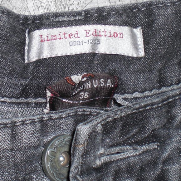 true religion jeans distressed mens 36x34 @B6 - Picture 4 of 6